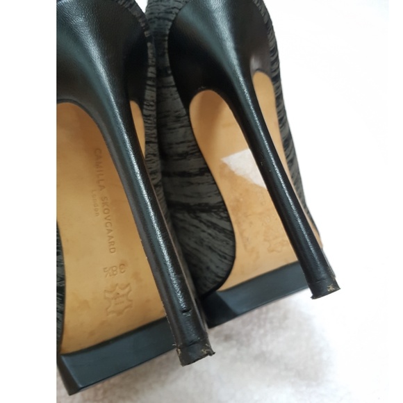 Camilla Skovgaard Suede Platform Booties Sz.8 - Picture 5 of 8